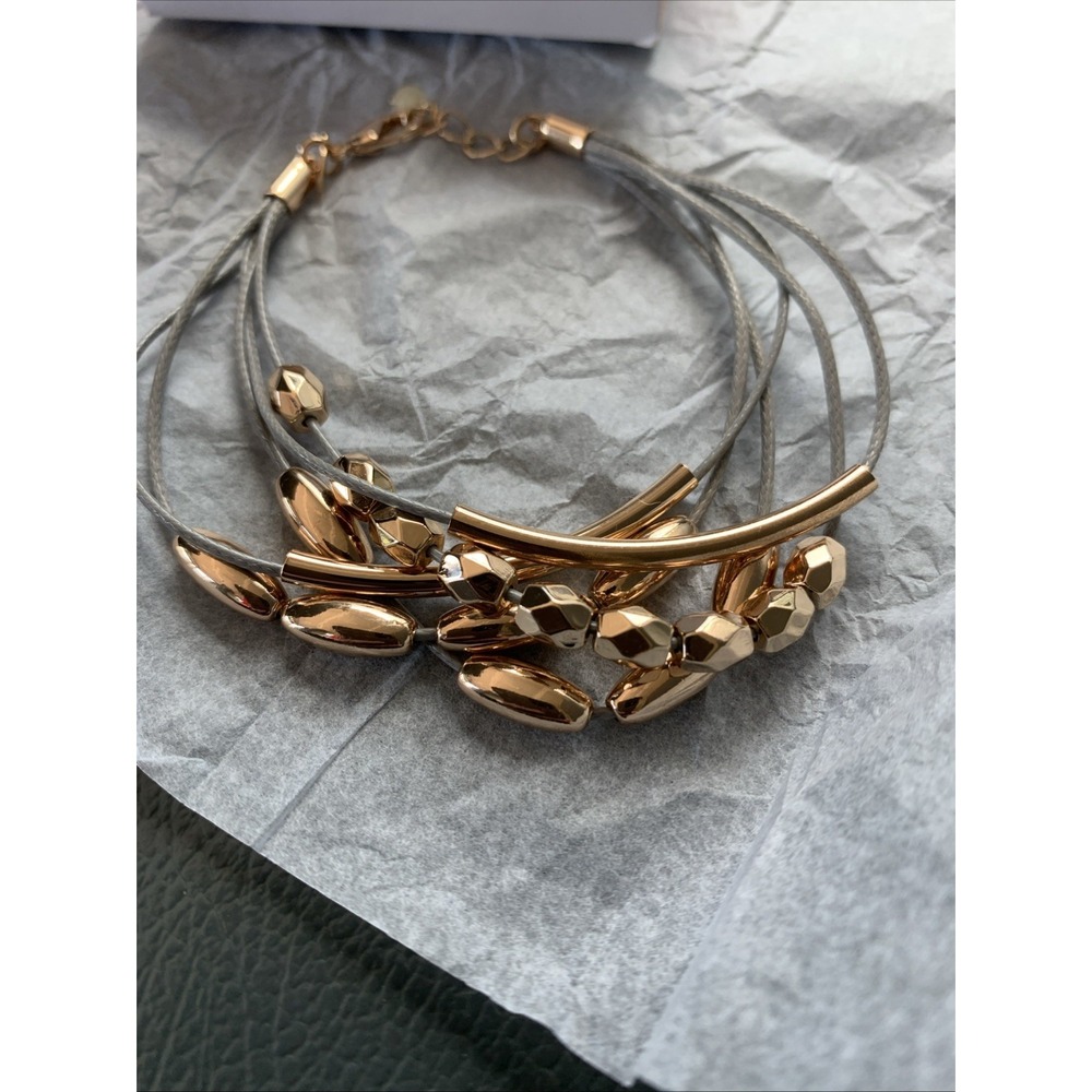 Abon Studio 1886 Cord And Metal Bracelet
